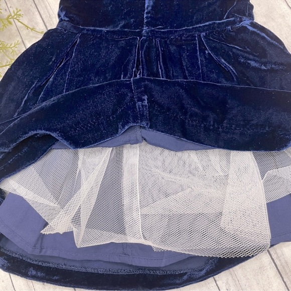 NWT Rachel Riley Girl's Bow Velvet Holiday Tartan Bow Dress - Picture 6 of 8